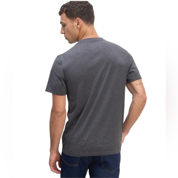 Everlane Men's Essential Uniform Charcoal V-Neck Tee. Size L #1717 - Picture 3 of 7